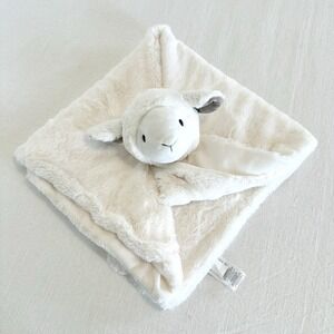 Quiltex Soft White Ivory Lamb Sheep Large Lovey Blanket 29" Oversized Baby Toy